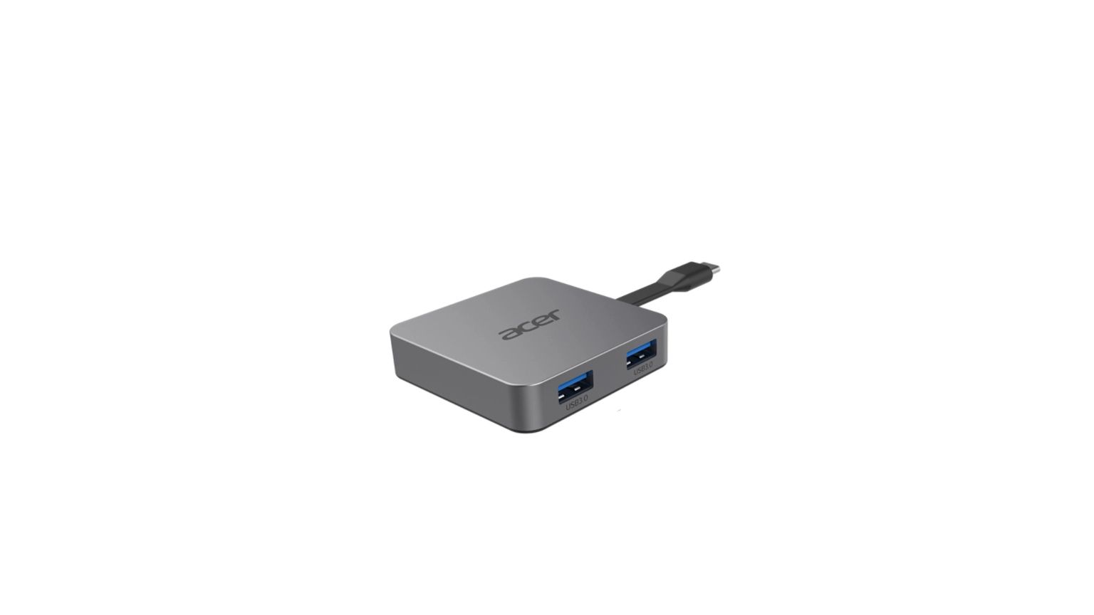 Acer USB Type-C Docking Station - 4-in-1 - HDMI, USB 3.0, USB-C - Silver