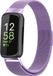 By Qubix Qubix - Milanese bandje voor Fitbit Inspire 3 - Lila