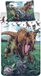 Jurassic World Jerry Fabrics Jurassic World Dekbedovertrek 3 dino's 140 x 200 cm Katoen