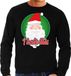 Bellatio Decorations Shoppartners Bv Foute Kersttrui / sweater - I hate this - zwart voor heren - kerstkleding / kerst outfit XXL