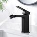 Ibenzoa® Robinet de bidet professionnel noir avec bec pivotant et levier unique ergonomique