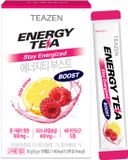 TEAZEN Energy Tea Triple Boost Framboos Citroen 10 sticks
