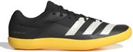 ADIDAS THROWSTAR - Unisex Leichtathletikschuh - Schwarz/Silber/Glänzend - Größe 44