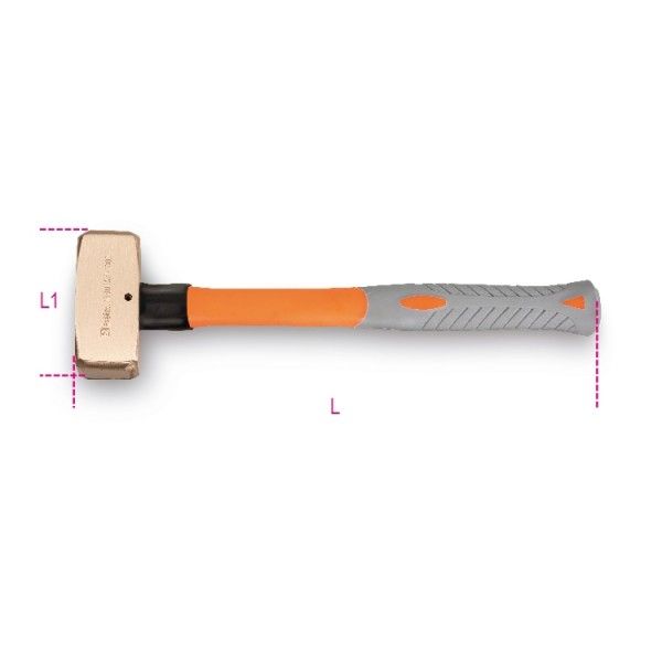 Beta 1380BA/PL 500 Vonkvrije mokers | kunststof steel - 013800955