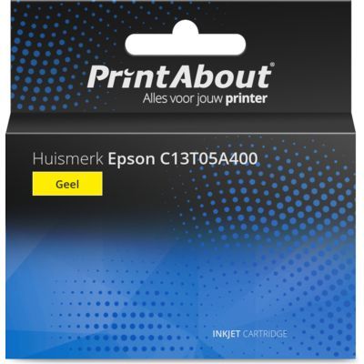 PrintAbout Inktcartridge C13T05A400 Geel Hoge capaciteit geschikt voor Epson
