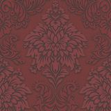 A.S. Création Metropolitan Stories Ornamenten Behang Barok Rood Zwart Zilver Glitter Vliesbehang 10,05m x 0,53m
