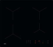 AEG TN64IA04IB 5000 Induction Inductiekookplaat 60 cm - Zwart