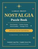 Large Print Nostalgia Puzzle Book
