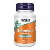 Now Foods Sélénium 100mcg (100 comprimés) Non aromatisé
