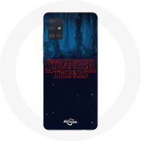 Maniacase Etui voor Samsung Galaxy A71 Stranger Things seizoen 2 logo