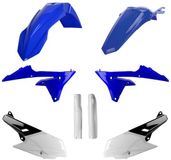 Polisport Yamaha Wr250f (15-19) Wr450f (16-18) Oem 91417 Plastic Set White / Blue / Black