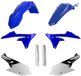 Polisport Yamaha Wr250f (15-19) Wr450f (16-18) Oem 91417 Plastic Set White / Blue / Black