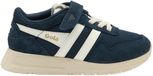 Gola Kinderschoenen Delta Strap Unisex Lage Sneakers Marineblauw/Off-wit Synthetisch/Leer Klittenband Maat 35