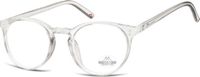 Montana Eyewear HMR55 Leesbril rond - +1.50 - Transparant grijs
