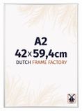 Dutch Frame Factory Fotolijst A2 42x59,4 cm Zilver Mat - Aluminium
