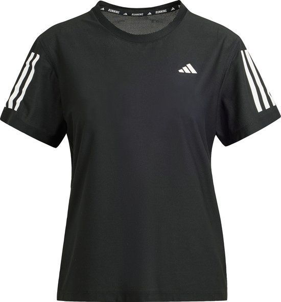 adidas Performance Own The Run T-Shirt Dames Zwart XS