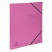 Exacompta 10x Ringband 2 ringen 15mm - bedrukt glanskarton - A4 - Roze - 542557E