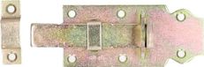 Deltafix schuifslot/hangslotschuif - 10 x 4.5cm - jaune acier zingué