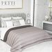 PETTI Artigiani Italiani Dekbed, warm en zacht, microvezel, 100% Made in Italy, grijs, grote eenpersoons (170x260 cm)