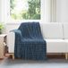 VidaXL Gooi deken marineblauw 150 x 130 cm 0.5 kg fleece