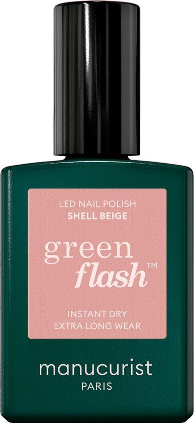 MANUCURIST GREEN FLASH SHELL BEIGE Gel Nail Polish - 15 ml