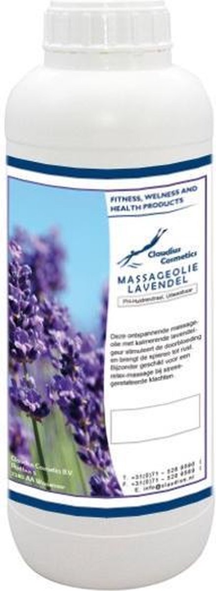 CLAUDIUS Massageolie Lavendel 1 liter