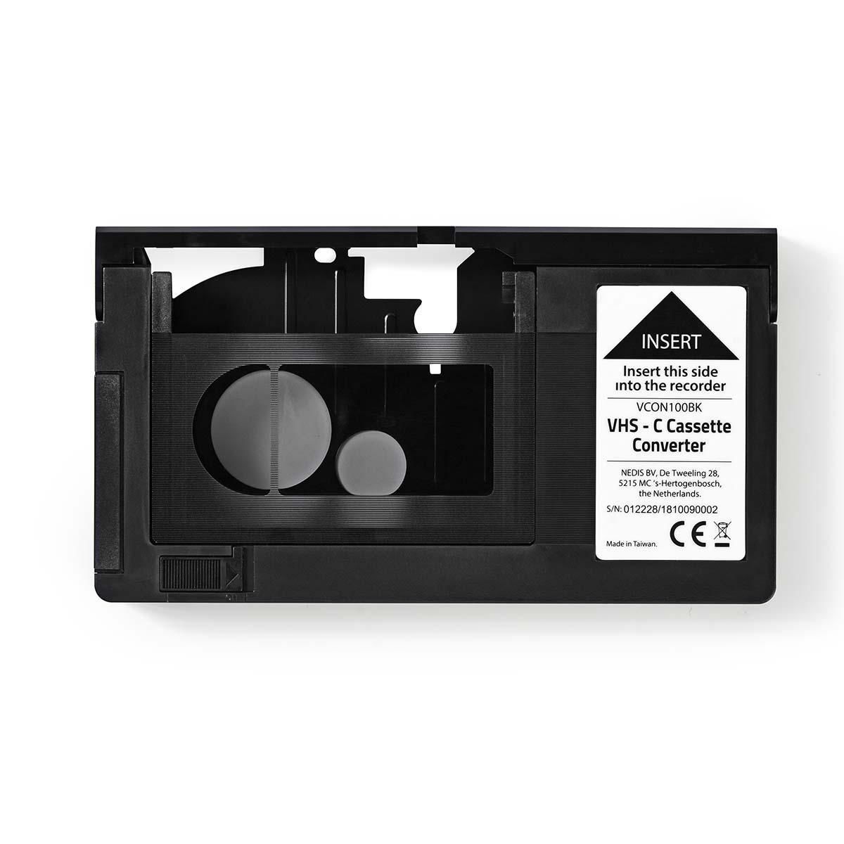 Nedis VCON100BK VHS-Converter - Zwart