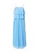 VILA VICHIFFAN SINGLET PLEAT DRESS - NOOS/DC - Dames - Maxi jurken - Blauw - Maat 36