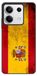 1001Coques - Coque renforcée compatible avec Xiaomi Redmi Note 13 5G - Design drapeau espagne - TPU + dos métal sublimé antichoc