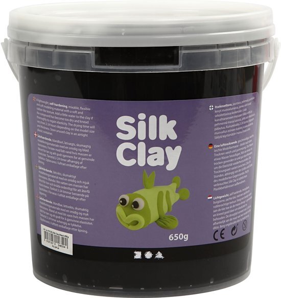 Silk Clay zwart 650 gr