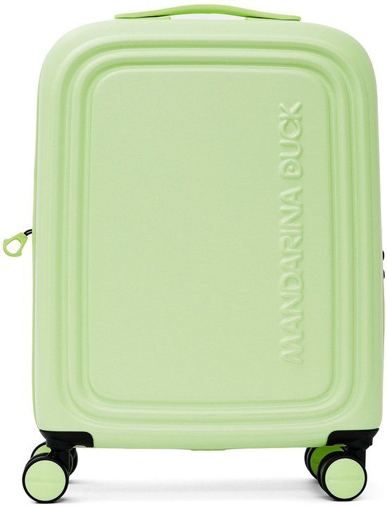 Mandarina Duck Logoduck + Expandable Cabin Trolley Matcha Lichtgroen 55cm