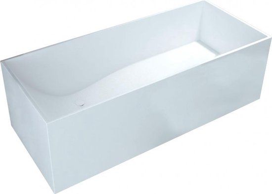 Best Design Experience Vrijstaand Bad - 170 x 72 x 55 cm - Solid Surface - Wit Mat