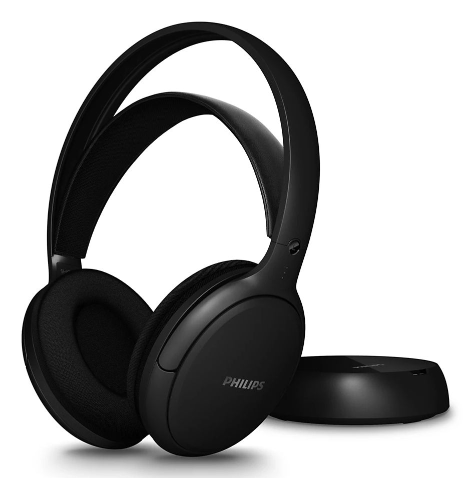 Philips SHC5200M2/12 Wireless Over-Ear TV Headset - Black