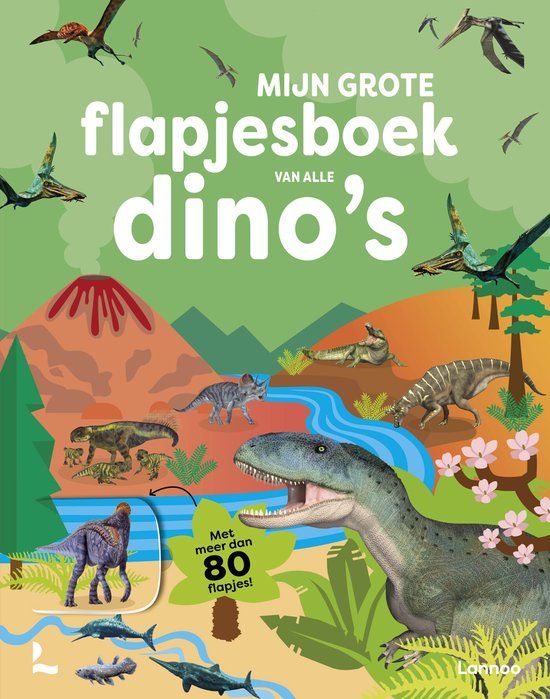 Top1Toys Lannoo Mijn grote flapjesboek van alle dino's