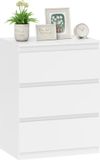 Homcom Ladekast - Spaanplaat - 60L x 40B x 79H cm - Wit