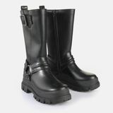 Buffalo ASPHA BIKER BOOT HI Dames Bikerlaars - Zwart - EU37