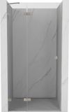 Mexen Lunar porte de douche à charnière gauche 75 cm, transparent, nickel brossé