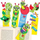 Baker Ross Sets met foam boekenwurmboekenleggers (4 stuks per verpakking)