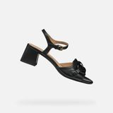GEOX NEW ERAKLIA 50 T DAMES Sandalen - Zwart - Maat 36