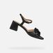 GEOX NEW ERAKLIA 50 T DAMES Sandalen - Zwart - Maat 36