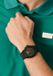 Aston Martin GPQ Quartz Analoog Horloge Groen Kast Staal Groen/Zwart Band Siliconen Groen/Zwart 40mm