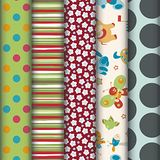 Clairefontaine 211453AMZC - Doos van 12 Rollen Cadeaupapier - Excellia Papier 80g - 2x0,70m - Stippen, Bloemen, Assorti Kinderen