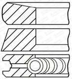 GOETZE Jeu de segments de pistons pour OPEL: Movano, Vivaro & RENAULT: Laguna, Mégane, Scénic, Trafic, Espace, Latitude, Vel Satis (Ref: 08-422007-00)