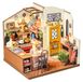 Maison de poupée miniature en bois pour adultes