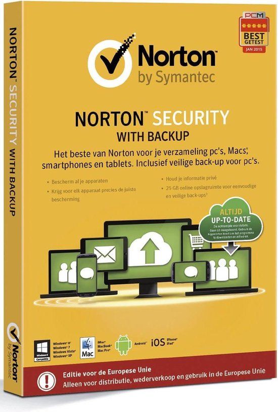 Norton 360 - Complete beveiligingsoplossing - 10 apparaten - Mac, Win - 5397039335544