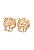 Gaya Rose Gold 14 Karaat Koperen Bangle Oorbellen voor Vrouwen