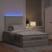 Prolenta Maison Exclusive - Ottomaans bedframe met taupekleurige matras, 120x190 cm, textiel
