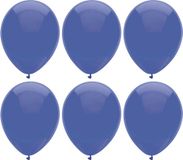 Haza Ballonnen verjaardag feest - 200x stuks - marine blauw - 29cm