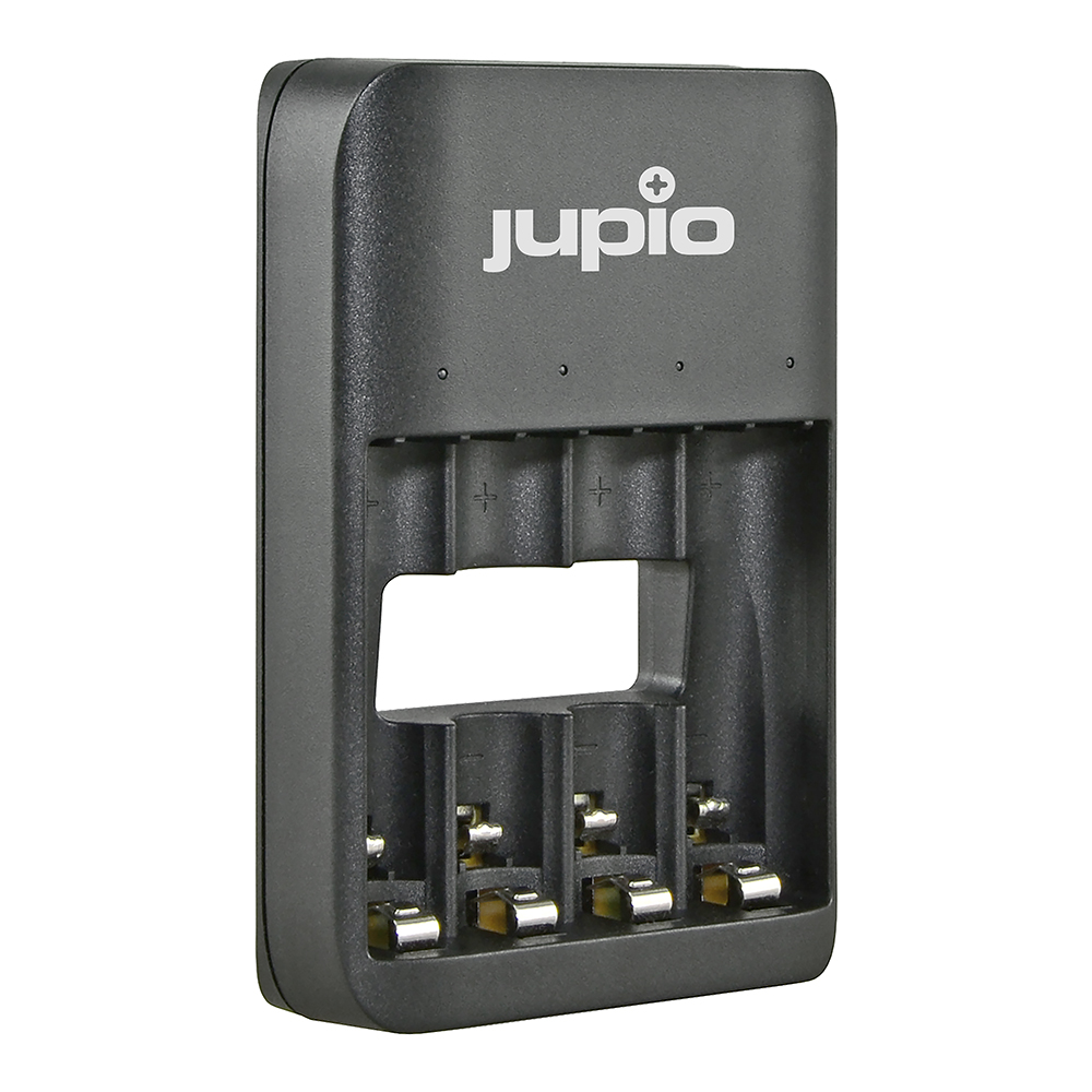 Jupio USB 4-slots Batterij lader LED