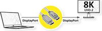 Roline DisplayPort-kabel, v2.0, DP M - M, zwart, 1,5 m
